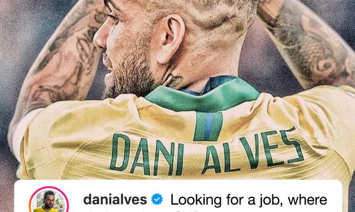 Dani Alves szuka nowego klubu na... Instagramie! :D